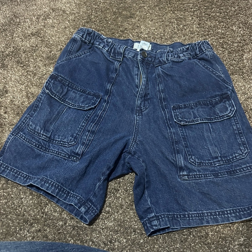 Croft & Barrow Men's Dark Blue Cargo Shorts